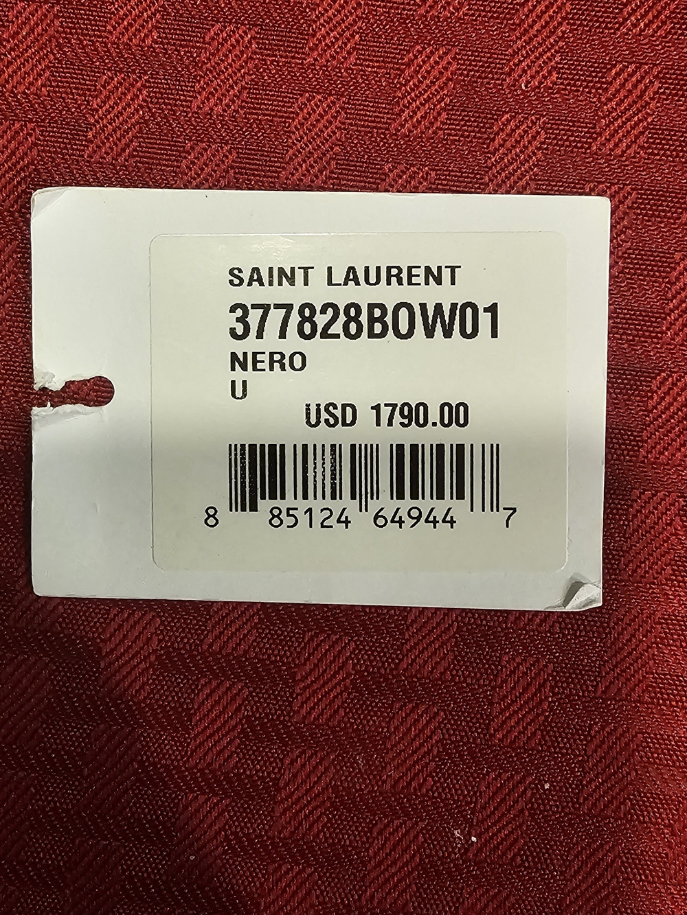 Saint Laurent Black Quilted Chevron Wallet with Gold YSL Logo - Picture 10 of 11